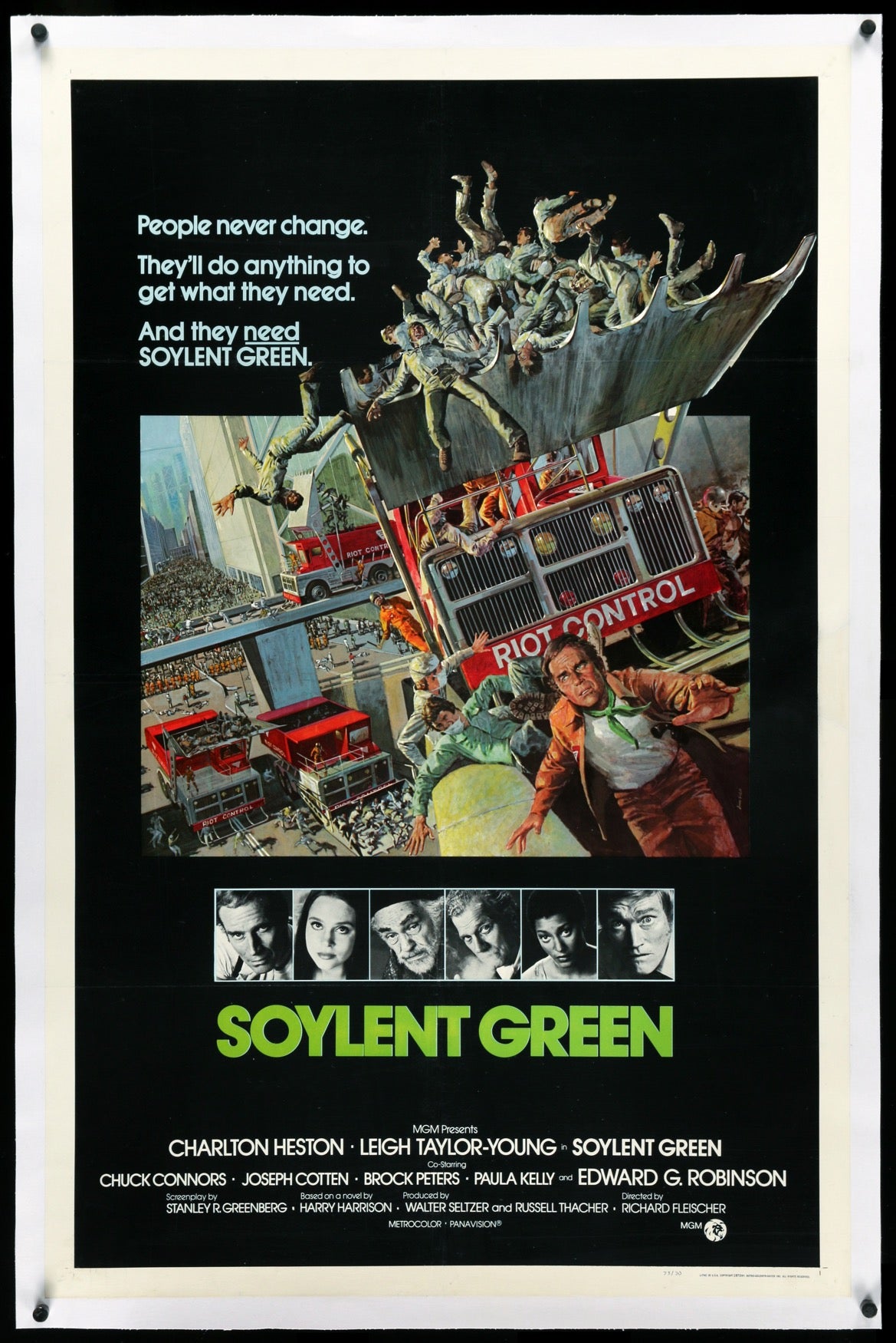 Soylent Green (1973) original movie poster for sale at Original Film Art