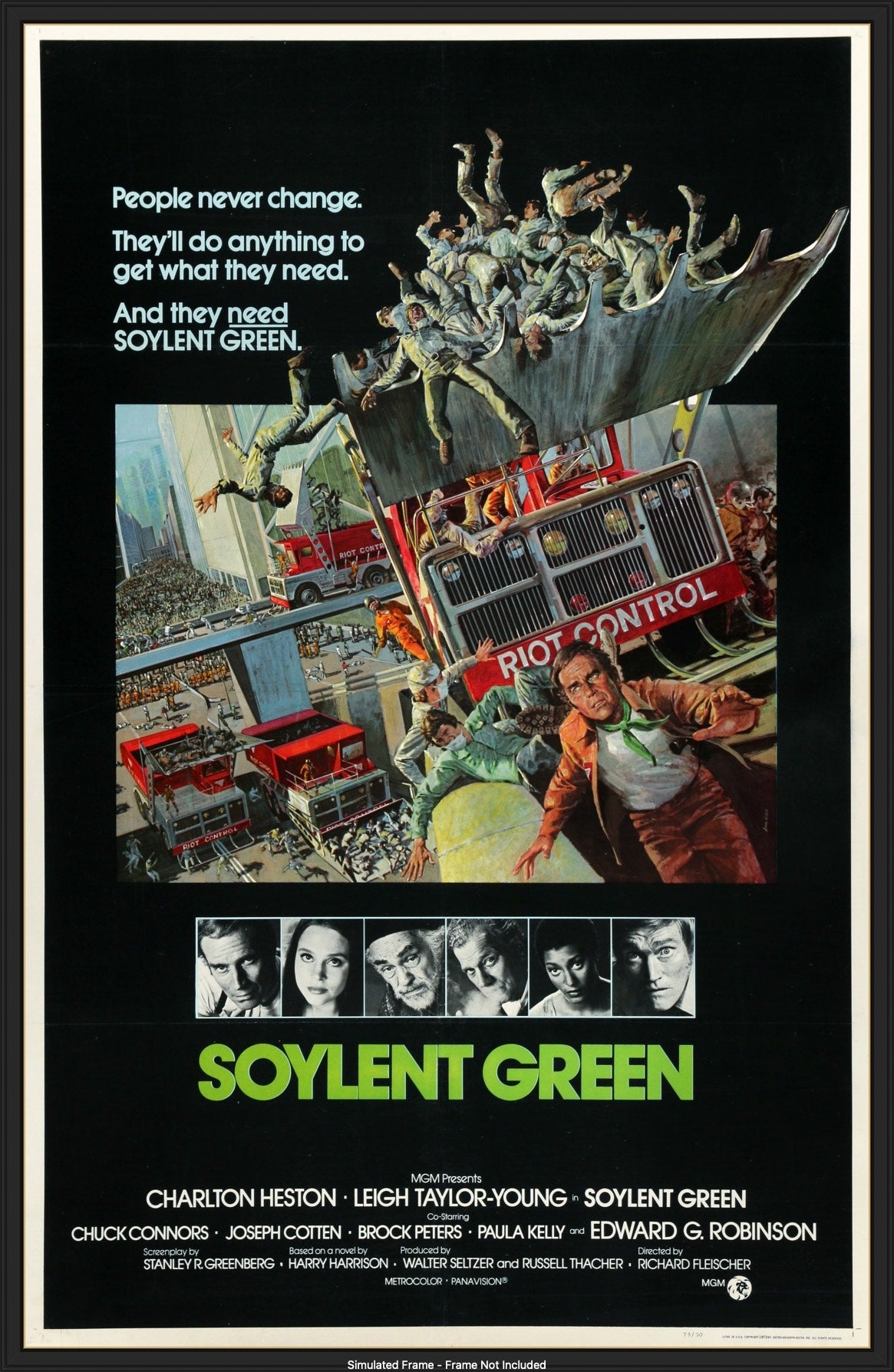 Soylent Green (1973) original movie poster for sale at Original Film Art