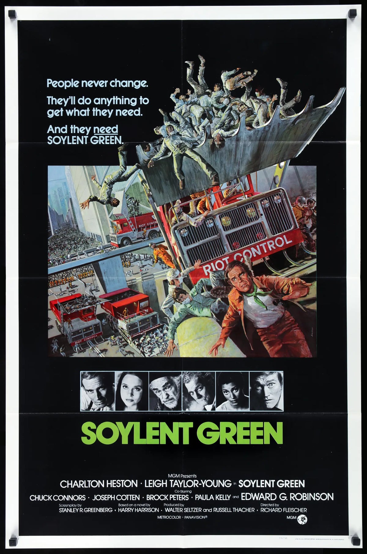 Soylent Green (1973) original movie poster for sale at Original Film Art - Vintage Movie Posters