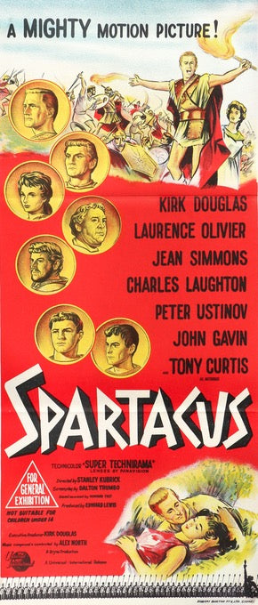 Spartacus (1960) original movie poster for sale at Original Film Art - Vintage Movie Posters