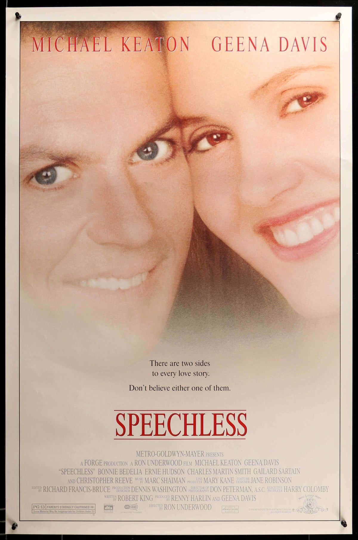Speechless (1994) original movie poster for sale at Original Film Art - Vintage Movie Posters