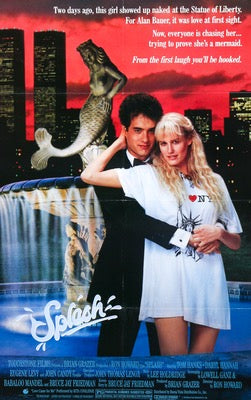 Splash (1984) original movie poster for sale at Original Film Art - Vintage Movie Posters