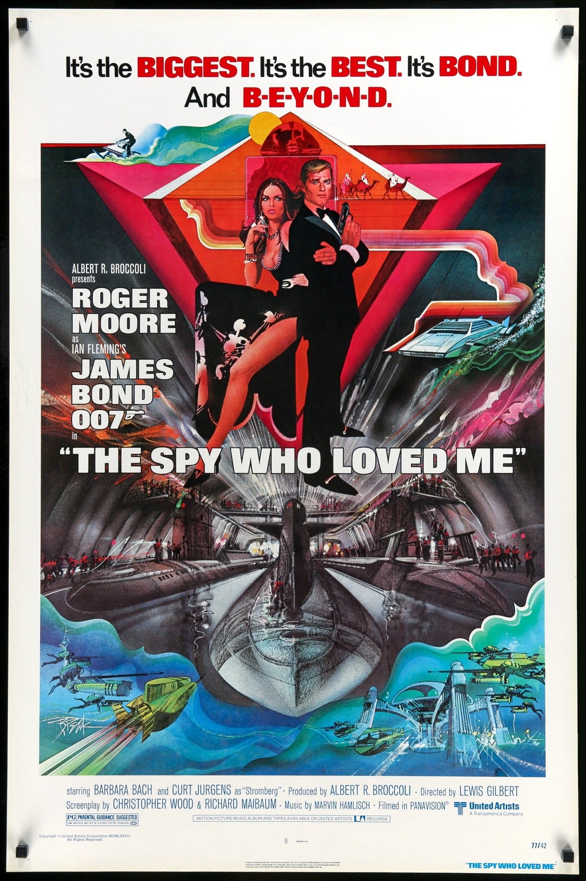 Spy Who Loved Me (1977) original movie poster for sale at Original Film Art - Vintage Movie Posters