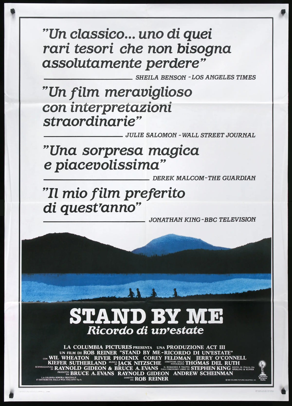 Stand By Me (1986) original movie poster for sale at Original Film Art - Vintage Movie Posters