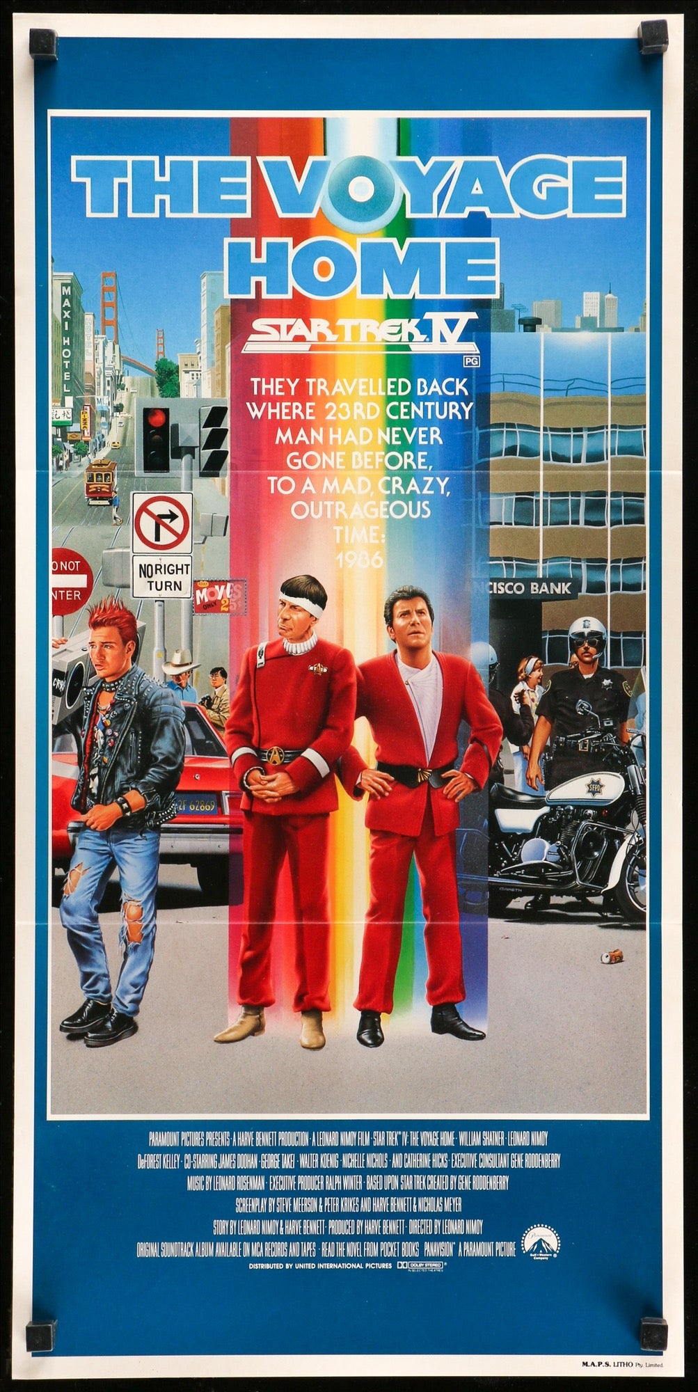 Star Trek IV: The Voyage Home (1986) original movie poster for sale at Original Film Art - Vintage Movie Posters