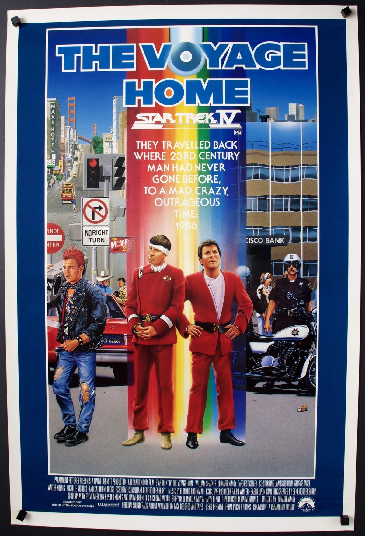 Star Trek IV: The Voyage Home (1986) original movie poster for sale at Original Film Art - Vintage Movie Posters