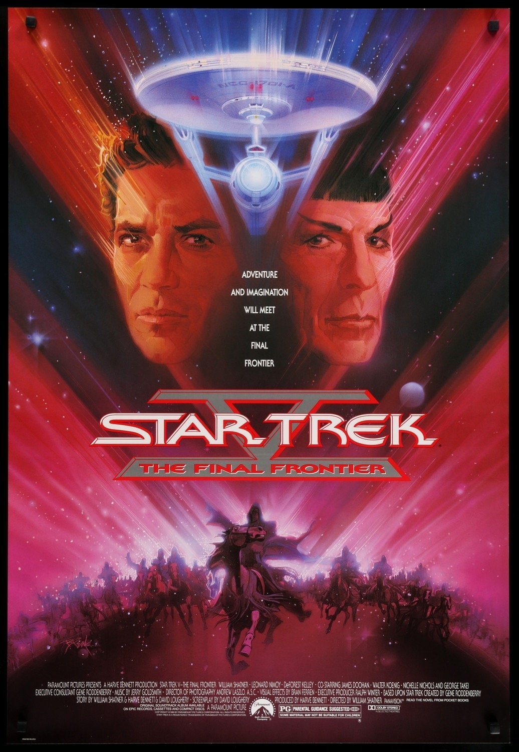 Star Trek V: The Final Frontier (1989) original movie poster for sale at Original Film Art