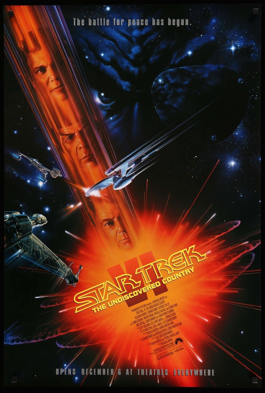 Star Trek VI: The Undiscovered Country (1991) original movie poster for sale at Original Film Art