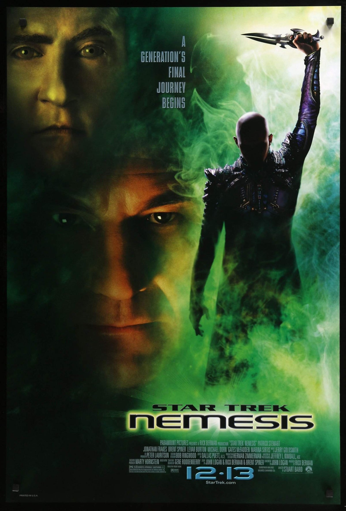 Star Trek: Nemesis (2002) original movie poster for sale at Original Film Art