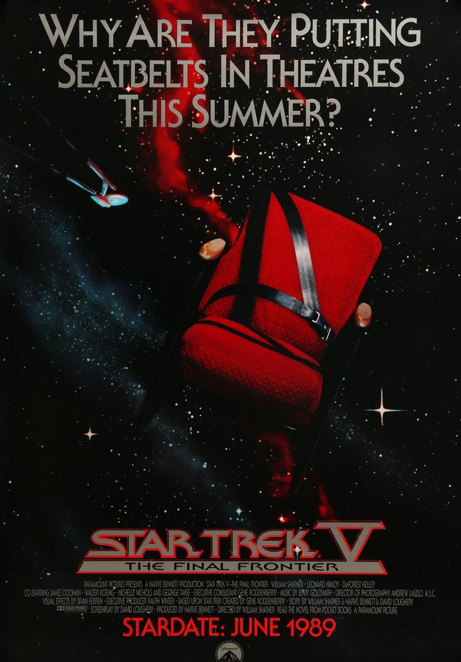 Star Trek V: The Final Frontier (1989) original movie poster for sale at Original Film Art - Vintage Movie Posters