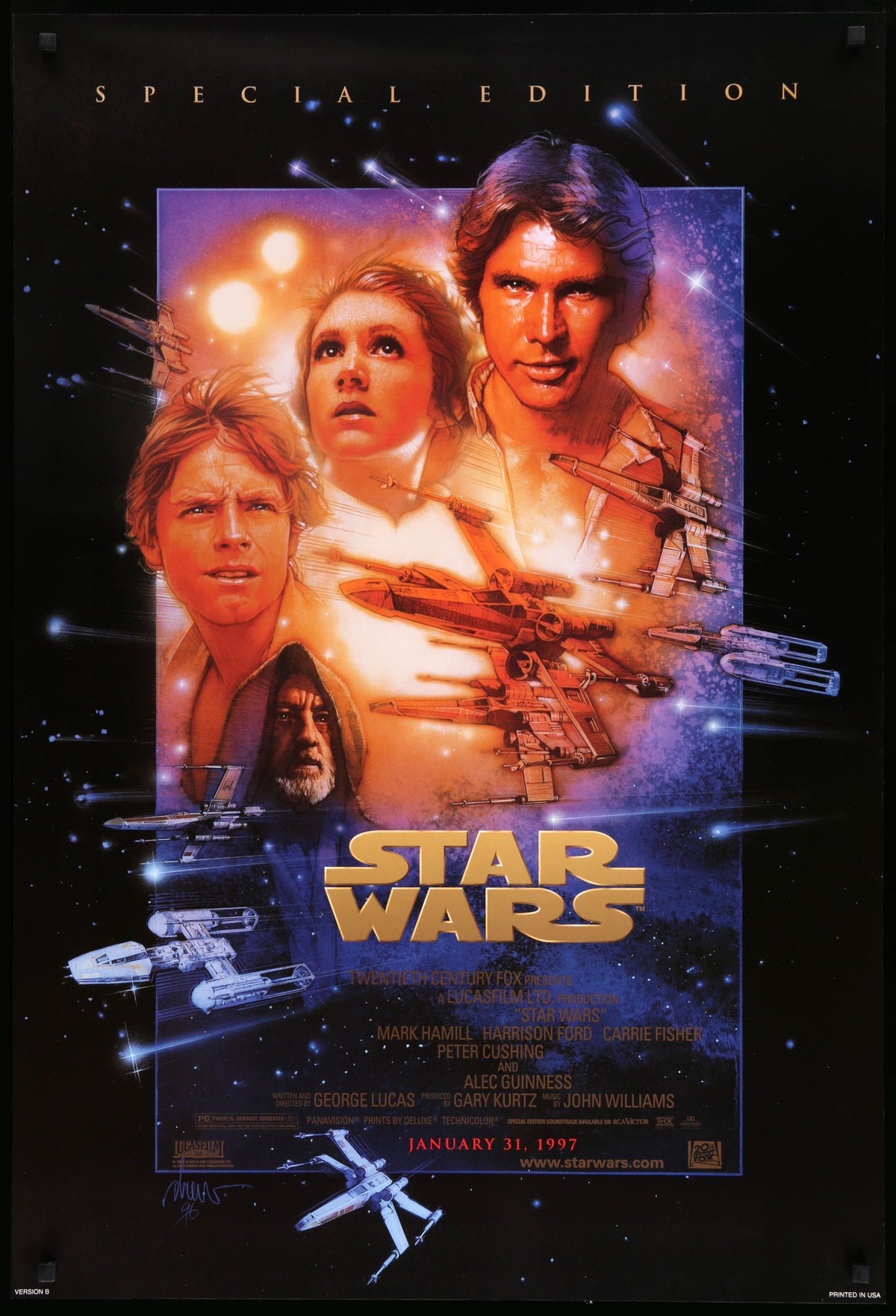 Star Wars (1977) original movie poster for sale at Original Film Art