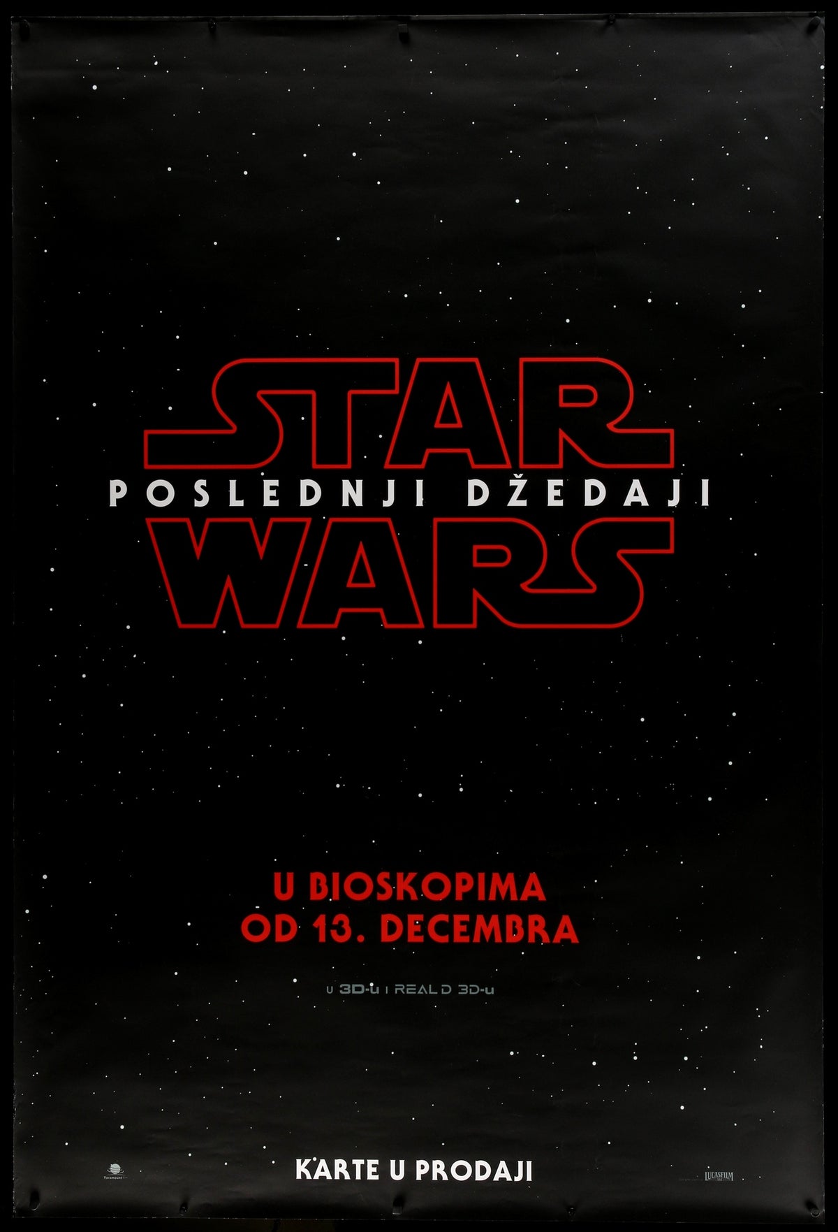 Star Wars: The Last Jedi (2017) original movie poster for sale at Original Film Art - Vintage Movie Posters