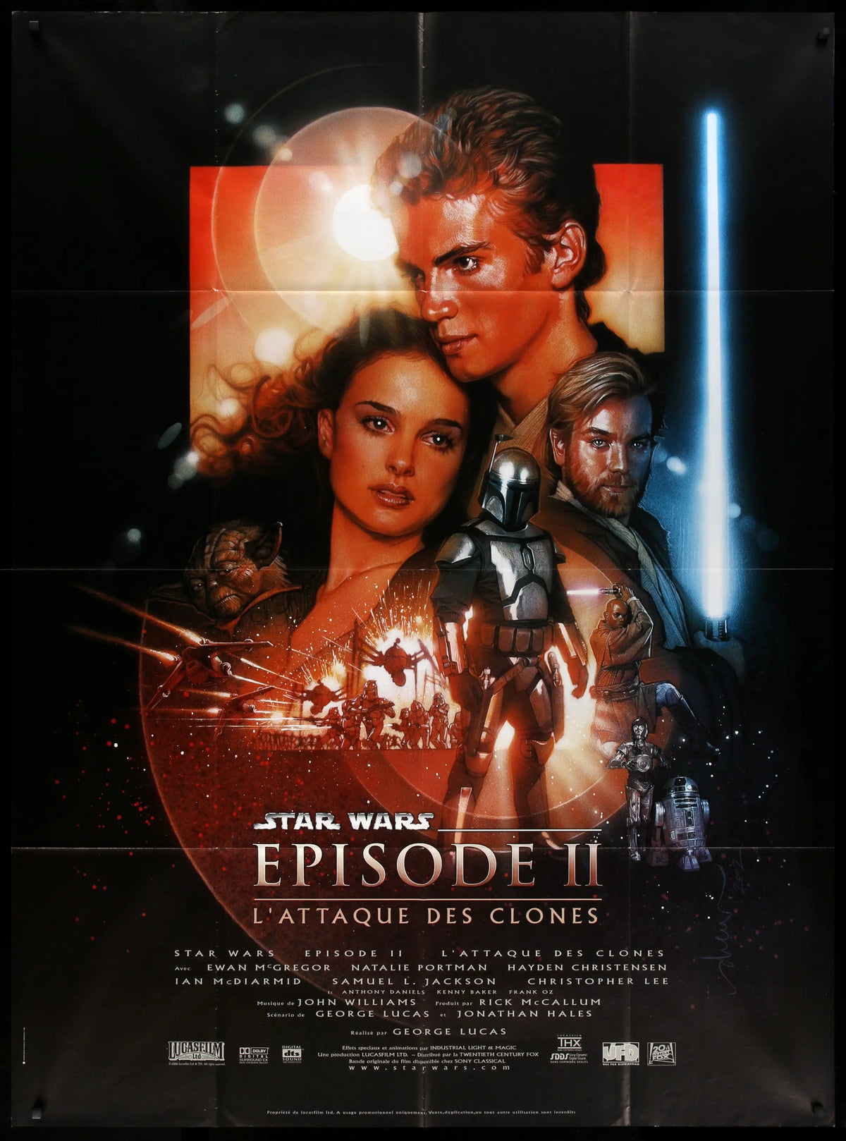 Star Wars: Episode II - Attack of the Clones (2002) original movie poster for sale at Original Film Art - Vintage Movie Posters