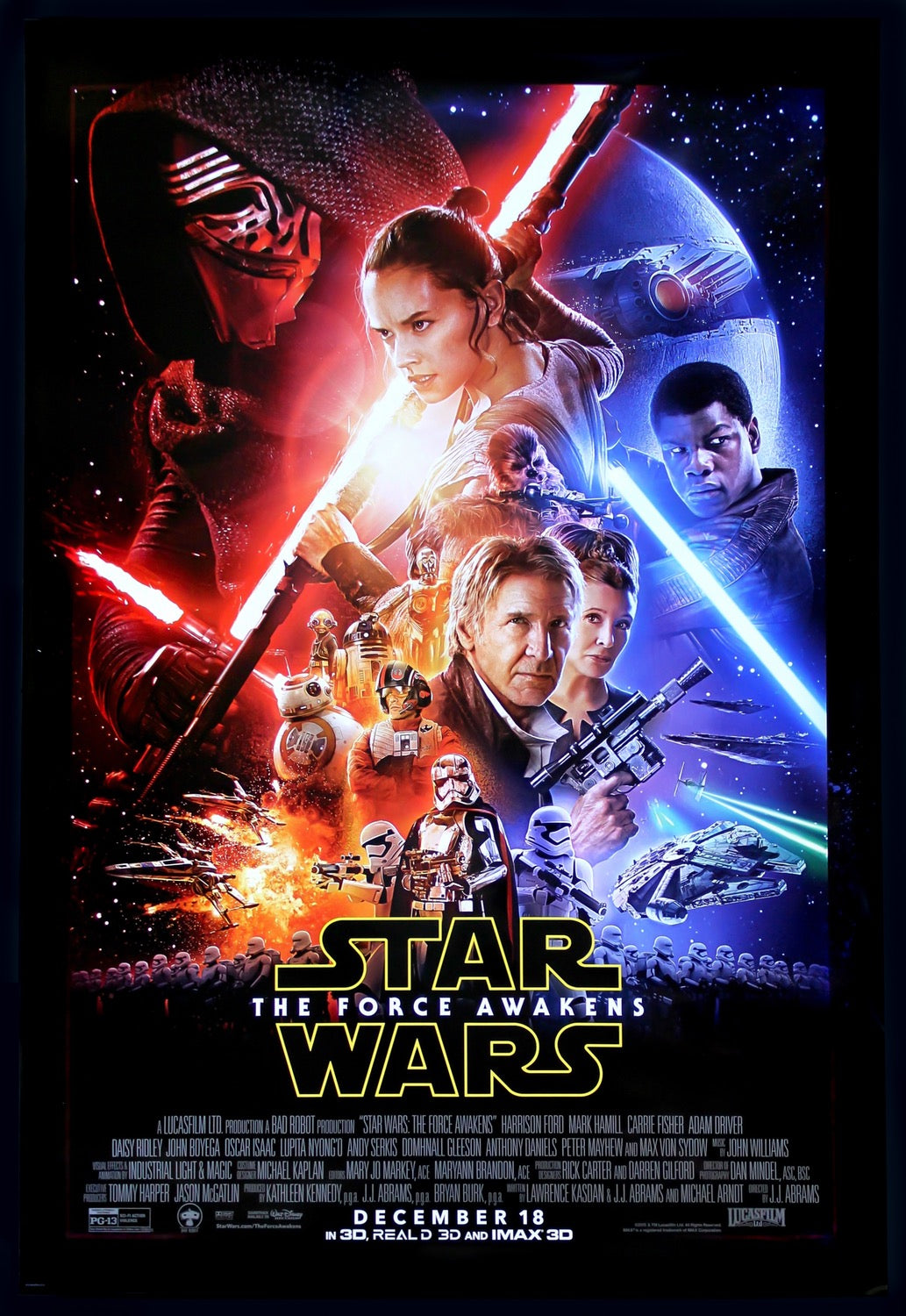 Star Wars: Episode VII - The Force Awakens (2015) original movie poster for sale at Original Film Art - Vintage Movie Posters