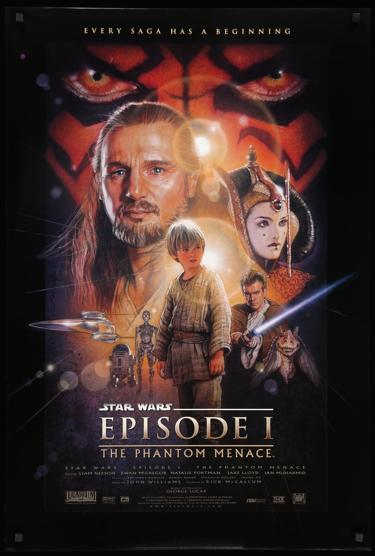 Star Wars: Episode I - The Phantom Menace (1999) original movie poster for sale at Original Film Art