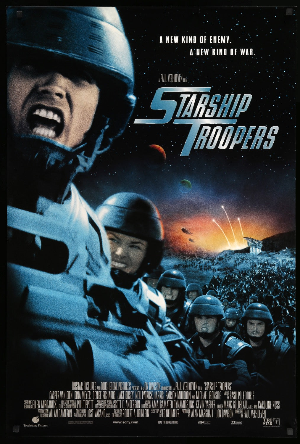 Starship Troopers (1997) original movie poster for sale at Original Film Art - Vintage Movie Posters