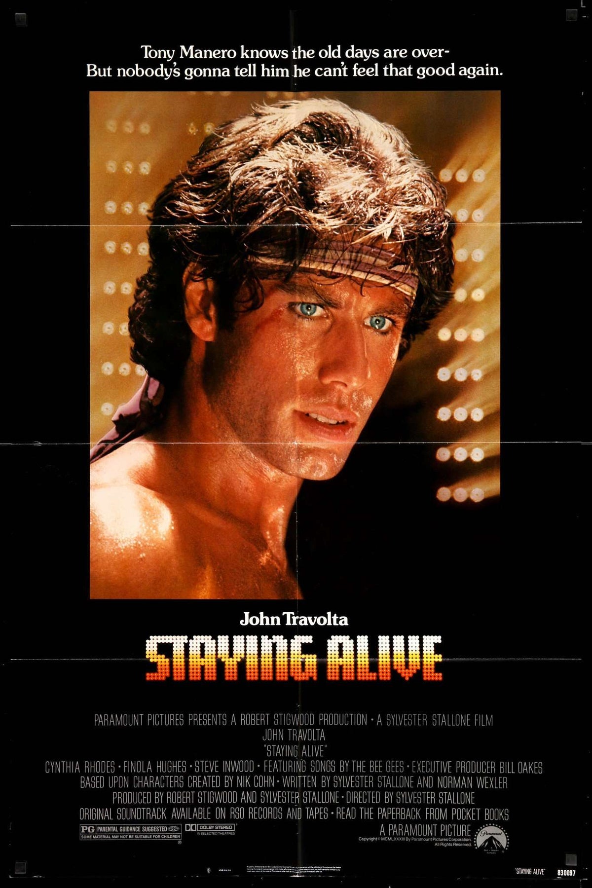 Staying Alive (1983) original movie poster for sale at Original Film Art