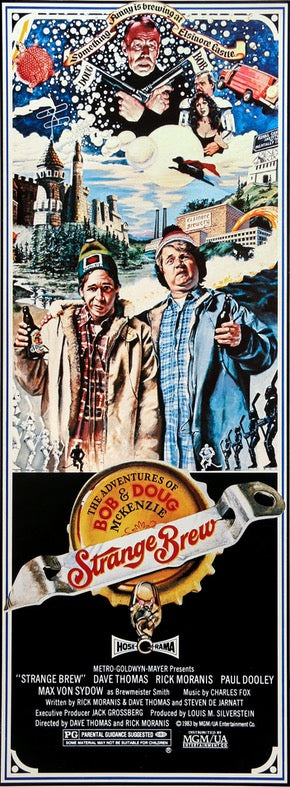 Strange Brew (1983) original movie poster for sale at Original Film Art - Vintage Movie Posters