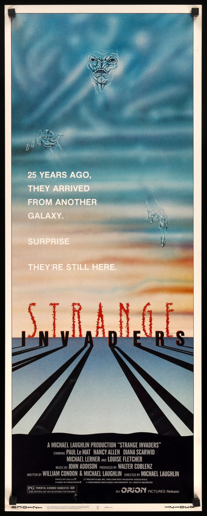 Strange Invaders (1983) original movie poster for sale at Original Film Art