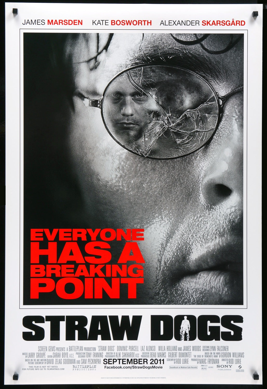 Straw Dogs (2011) original movie poster for sale at Original Film Art