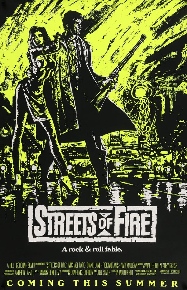 Streets of Fire (1984) original movie poster for sale at Original Film Art - Vintage Movie Posters