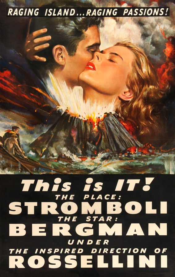 Stromboli (1950) original movie poster for sale at Original Film Art - Vintage Movie Posters