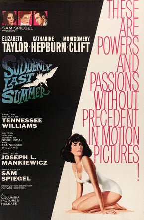 Suddenly, Last Summer (1960) original movie poster for sale at Original Film Art - Vintage Movie Posters