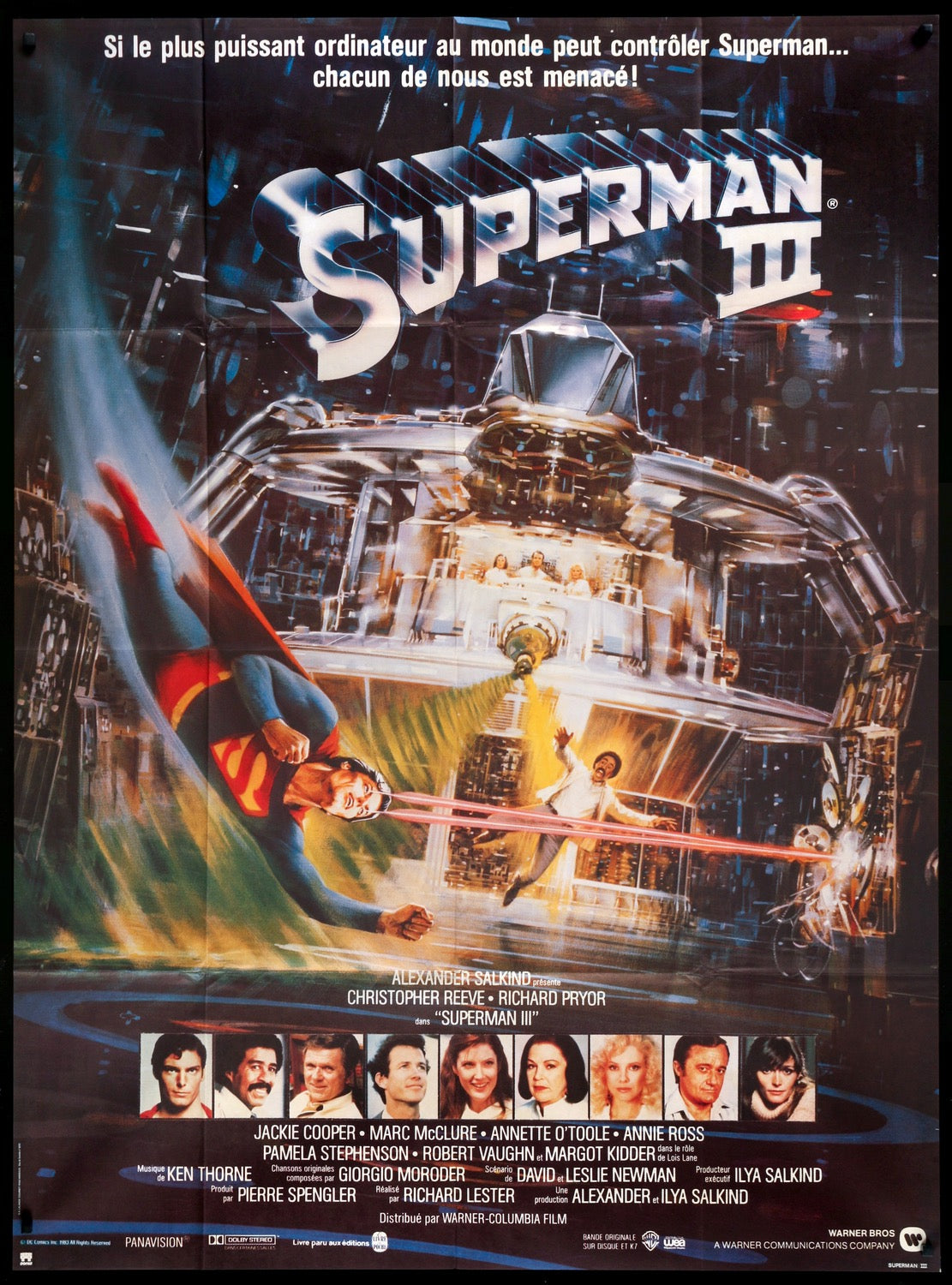 Superman III (1983) original movie poster for sale at Original Film Art - Vintage Movie Posters