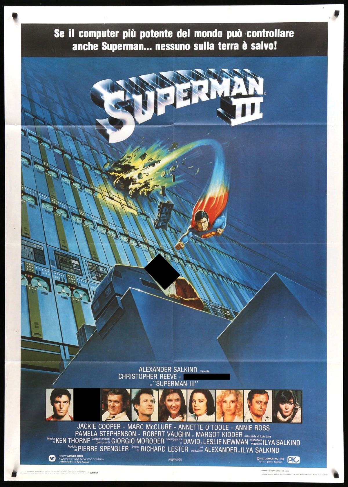 Superman III (1983) original movie poster for sale at Original Film Art - Vintage Movie Posters