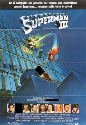 Superman III (1983) original movie poster for sale at Original Film Art - Vintage Movie Posters