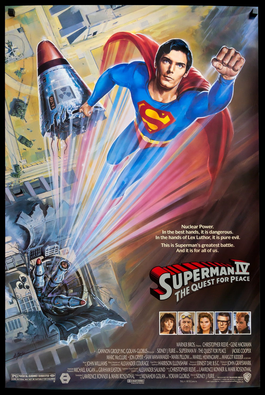 Superman IV: The Quest For Peace (1987) original movie poster for sale at Original Film Art - Vintage Movie Posters