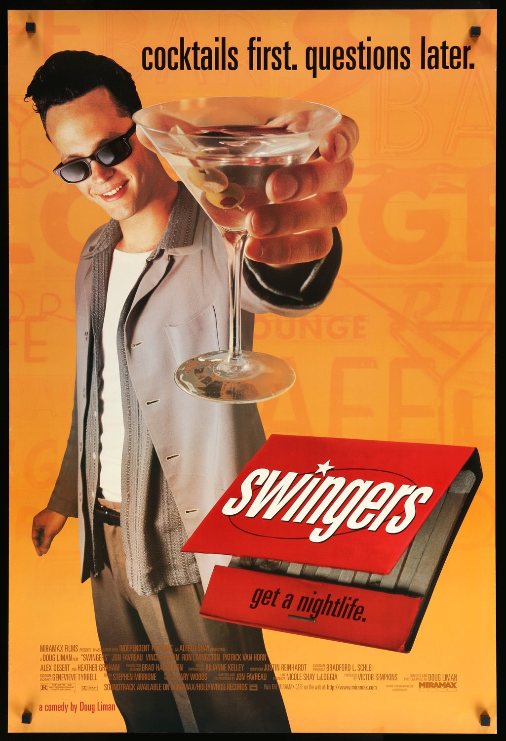 Swingers (1996) original movie poster for sale at Original Film Art - Vintage Movie Posters