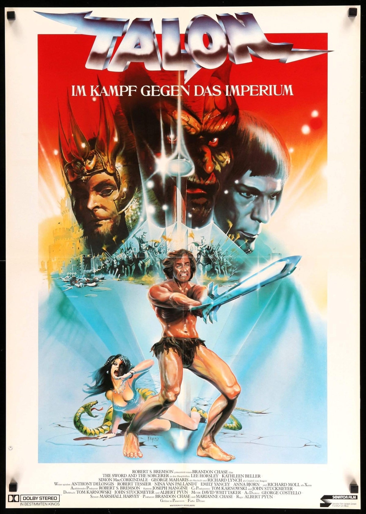 Sword and the Sorcerer (1982) original movie poster for sale at Original Film Art