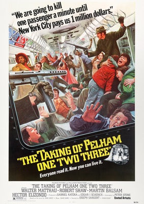 Taking of Pelham One Two Three (1974) original movie poster for sale at Original Film Art - Vintage Movie Posters