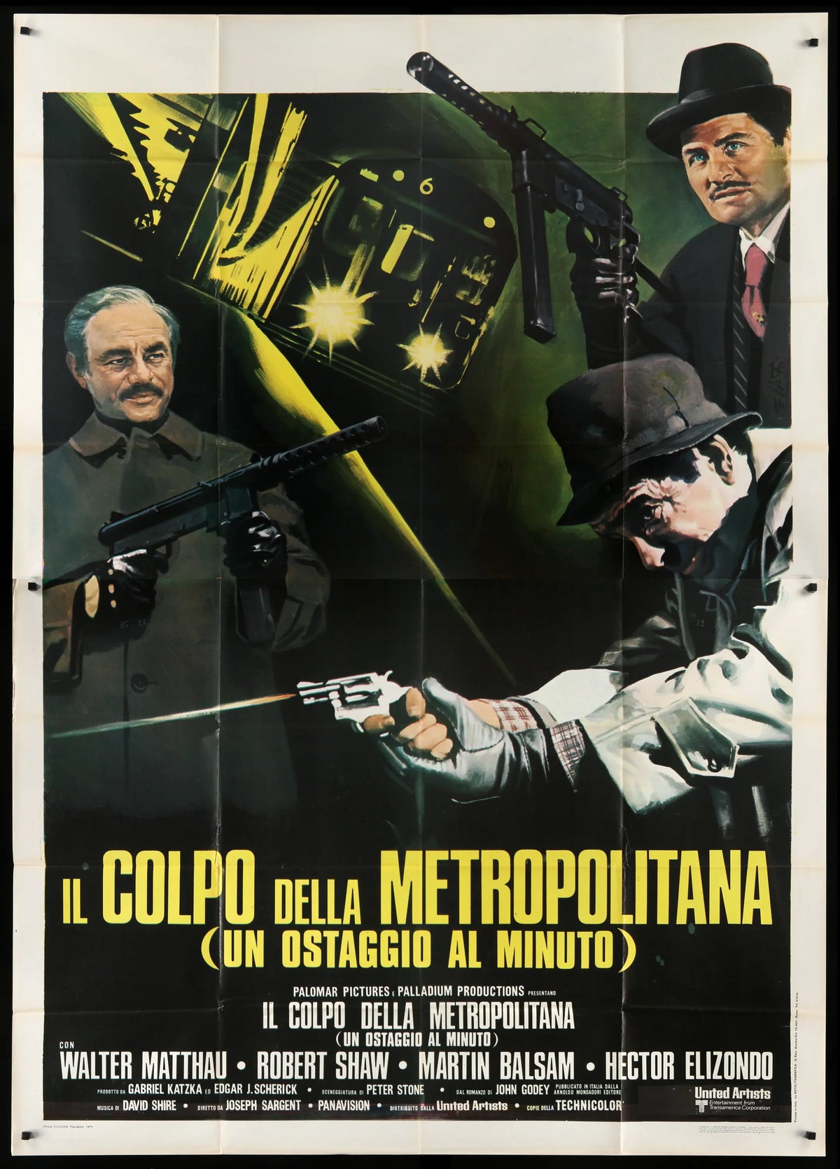 Taking of Pelham One Two Three (1974) original movie poster for sale at Original Film Art - Vintage Movie Posters