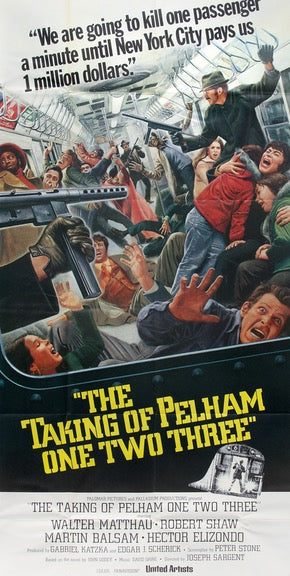 Taking of Pelham One Two Three (1974) original movie poster for sale at Original Film Art - Vintage Movie Posters