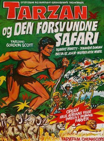 Tarzan and the Lost Safari (1957) R80s original movie poster for sale at Original Film Art - Vintage Movie Posters