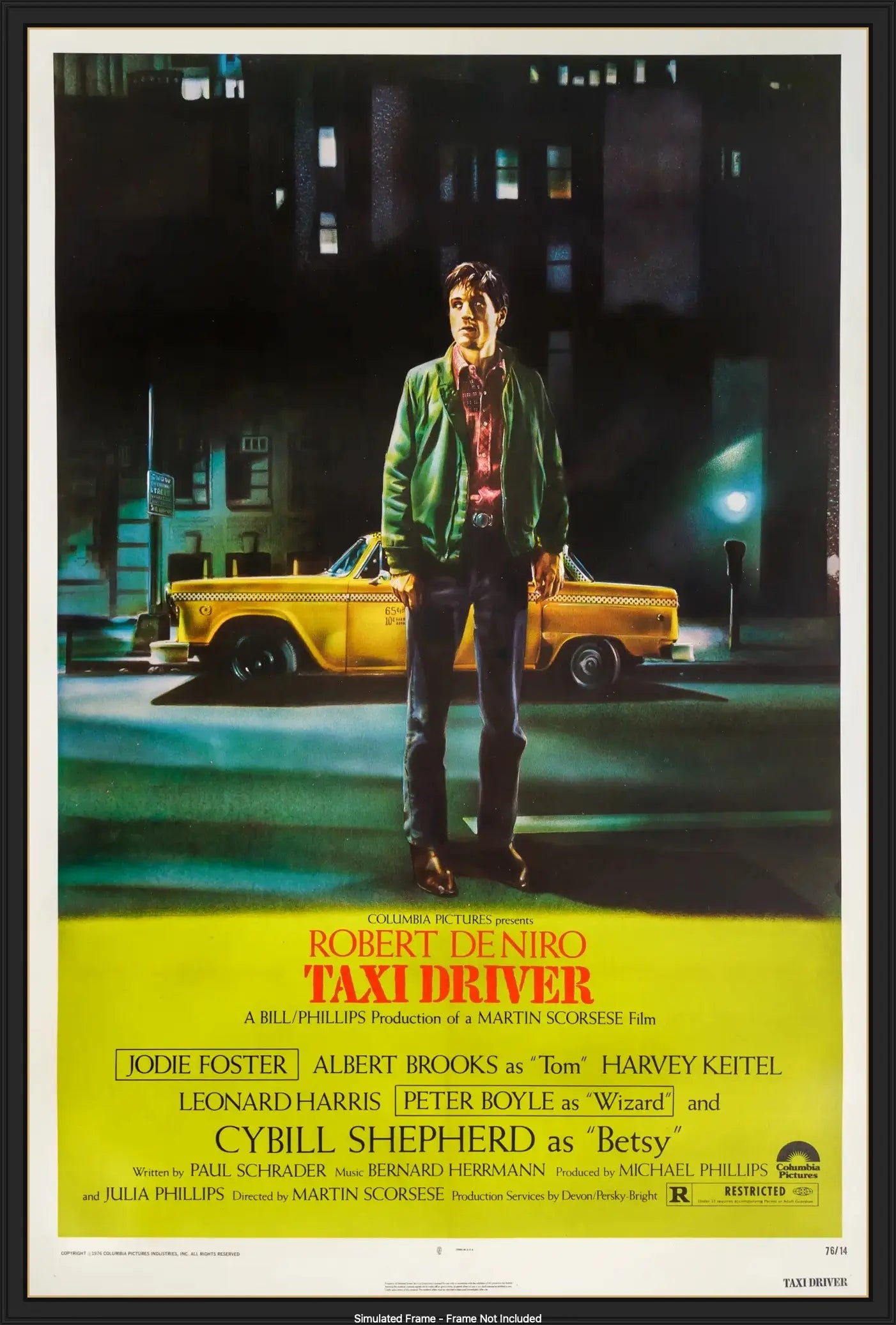 Taxi Driver (1976) original movie poster for sale at Original Film Art - Vintage Movie Posters