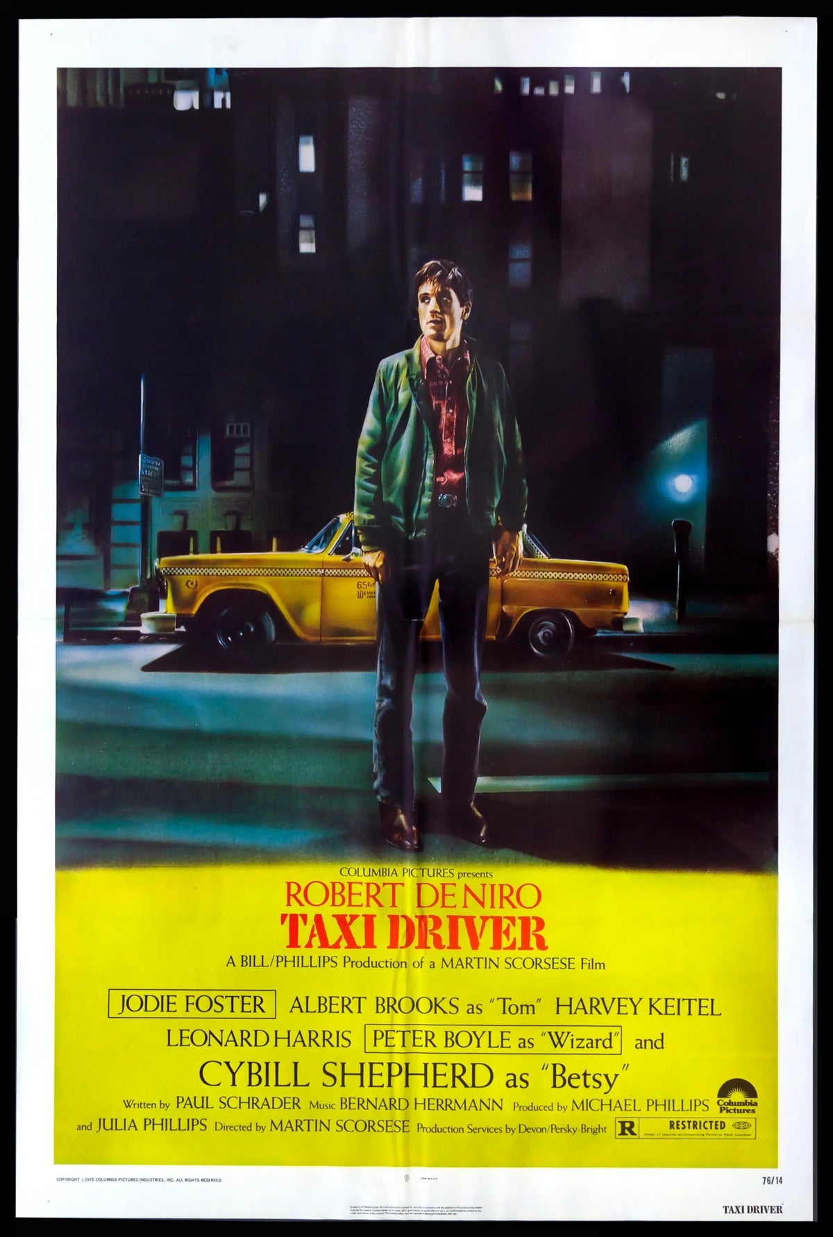 Taxi Driver (1976) original movie poster for sale at Original Film Art - Vintage Movie Posters