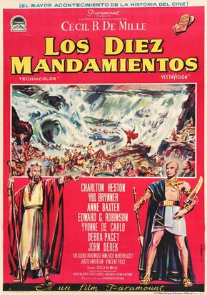 Ten Commandments (1956) original movie poster for sale at Original Film Art - Vintage Movie Posters