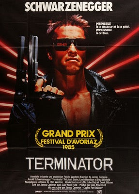 Terminator (1984) original movie poster for sale at Original Film Art - Vintage Movie Posters
