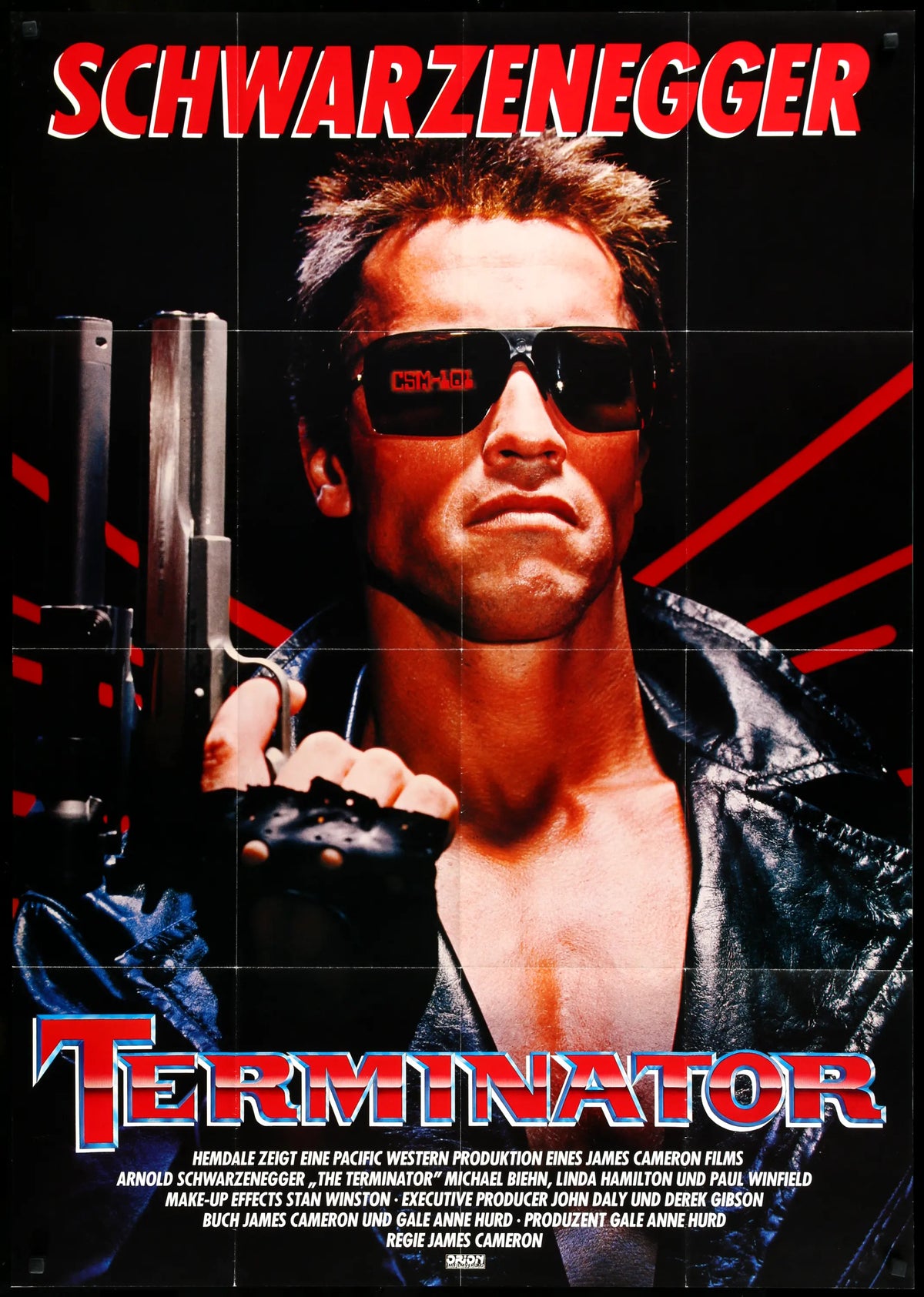 Terminator (1984) original movie poster for sale at Original Film Art