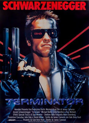 Terminator (1984) original movie poster for sale at Original Film Art