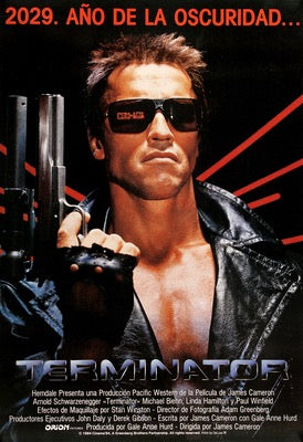 Terminator (1984) original movie poster for sale at Original Film Art - Vintage Movie Posters