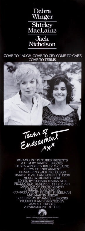 Terms of Endearment (1983) original movie poster for sale at Original Film Art