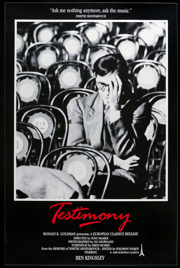 Testimony (1987) Original One-Sheet Movie Poster - Original Film Art ...