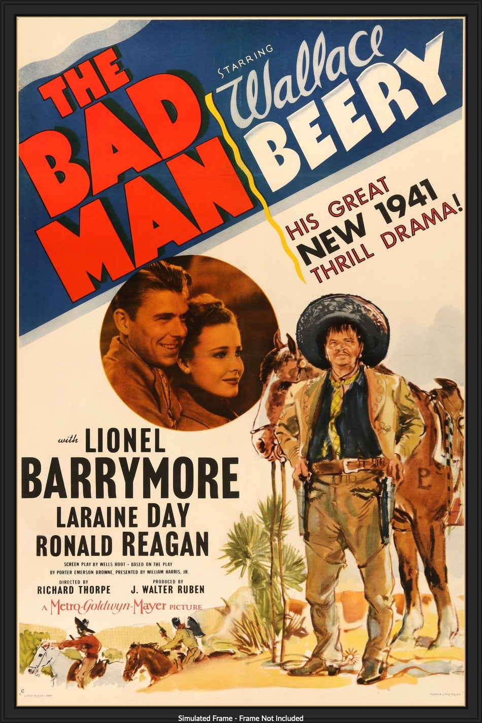 Bad Man (1941) original movie poster for sale at Original Film Art