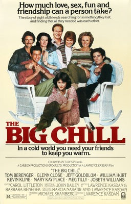 Big Chill (1983) original movie poster for sale at Original Film Art - Vintage Movie Posters