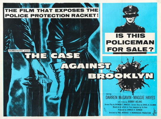 Case Against Brooklyn (1958) original movie poster for sale at Original Film Art - Vintage Movie Posters