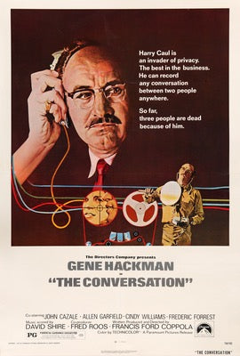 Conversation (1974) original movie poster for sale at Original Film Art - Vintage Movie Posters